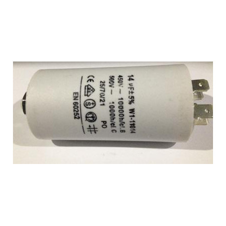 CONDENSADOR ARRANQUE 14MF 450V AC