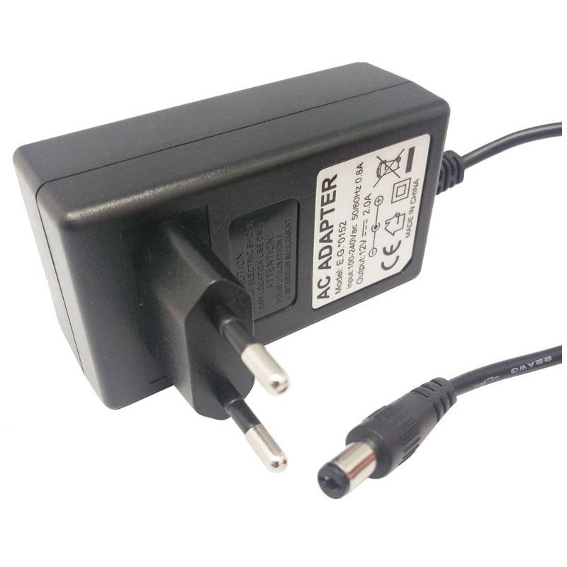 ALIMENTADOR SALIDA FIJA 12V 2A Ø 5 5x2 1mm