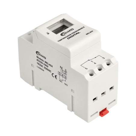 PROGRAMADOR DIGITAL DIARIO/SEMANAL CARRIL 230V
