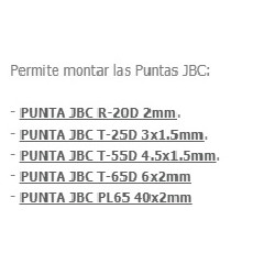 SOLDADOR JBC 65ST TIPO LAPIZ PUNTA R20D