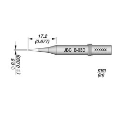 PUNTA SOLDADOR JBC B03D PARA 14ST