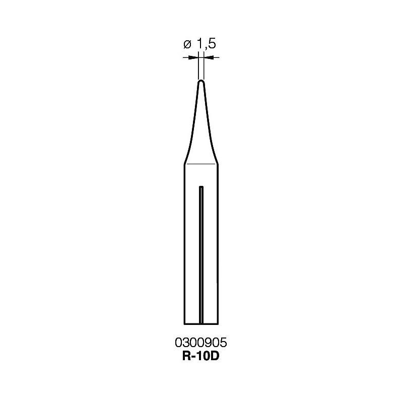PUNTA PARA SOLDADOR JBC 30ST 40ST OTROS 1MM R05D LARGA DURACION FINA