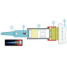 SOLDADOR DE GAS PORTASOL SUPERPRO 25-125W 580 C