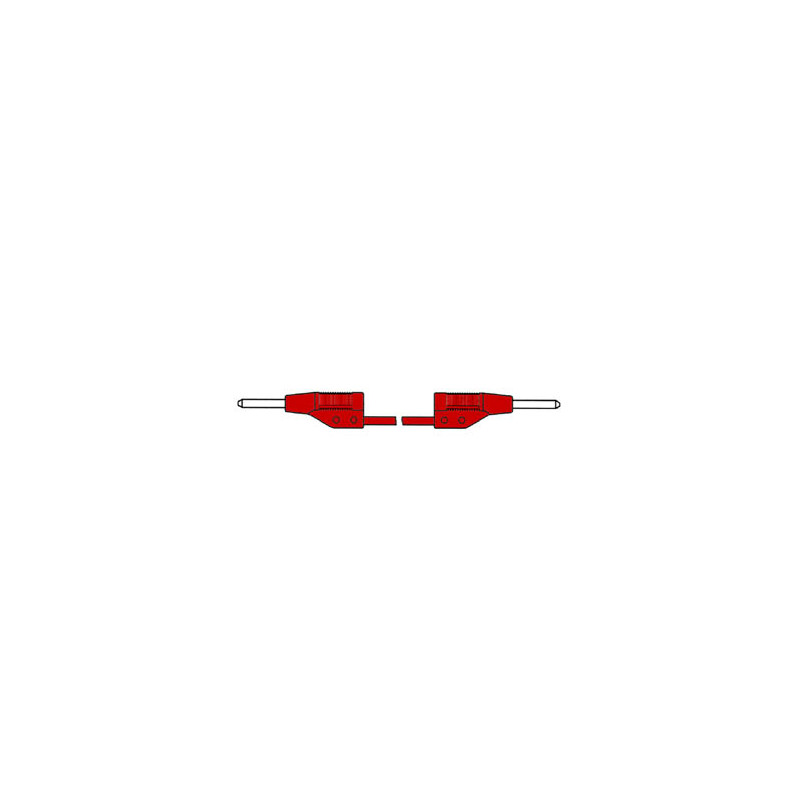 CABLE MEDICION SILICONA BANANA 2mm 0 50m ROJO CABLE MEDICION SILICONA BANANA 2mm 0 50m ROJO