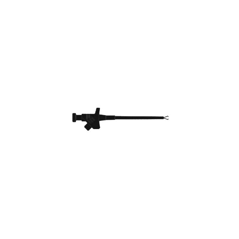 PINZA DE PRECISION GANCHO NEGRA 