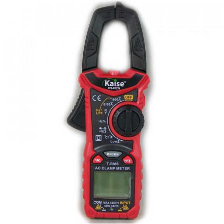 PINZA AMPERIMETRICA DIGITAL AC KKAISE TRMS 