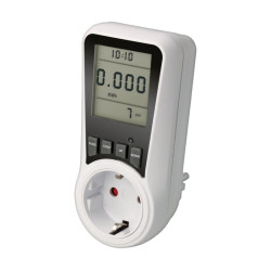 MONITOR DE CONSUMO ELECTRICO ENCHUFABLE 230V 16A