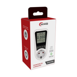 MONITOR DE CONSUMO ELECTRICO ENCHUFABLE 230V 16A