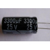 CONDENSADOR 3300 / 25V 105º ELECTRO 