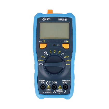 MULTIMETRO DIGITAL AUTO RANGO TRUE RMS CAT III