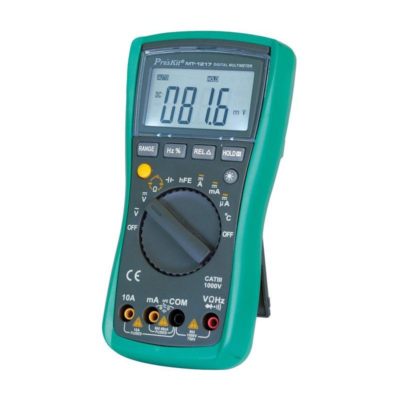 MULTIMETRO DIGITAL AUTO RANGO TRUE RMS CAT III