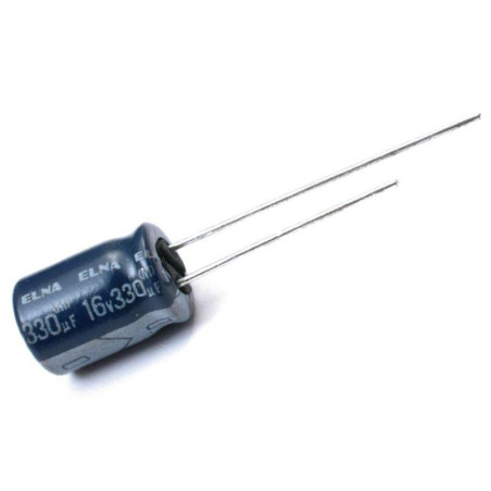 CONDENSADOR 330MF 16V 105º ELECTROLITICO
