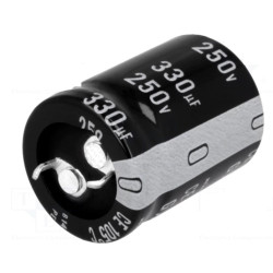 CONDENSADOR 330 UF 250V 105º ELECTROL