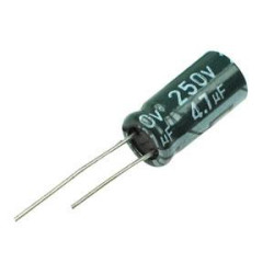 COND  4 7 MF  250 V  105º