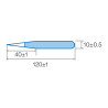 PINZAS DE PRECISION AISLADAS PROSKIT 1PK-101T