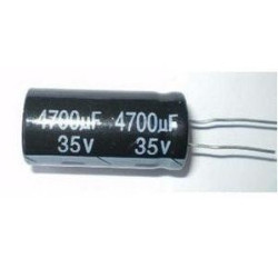 CONDENSADOR 4700/35 V  105º ELECT -