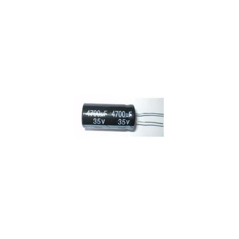 CONDENSADOR 4700/35 V 105º ELECT - CONDENSADOR 4700/35 V 105º ELECT -