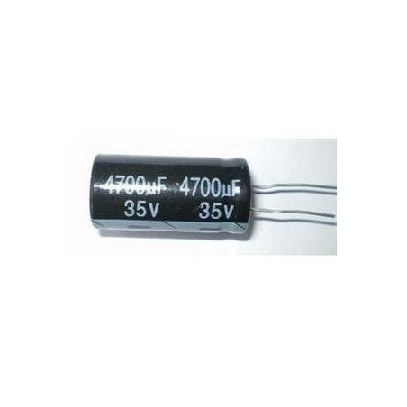 CONDENSADOR 4700/35 V  105º ELECT -