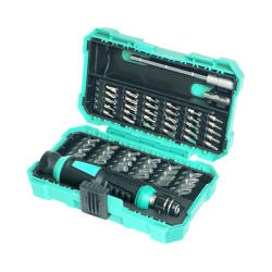 JUEGO DESTORNILLADOR CON 54 PUNTAS PROSKIT SD-9857