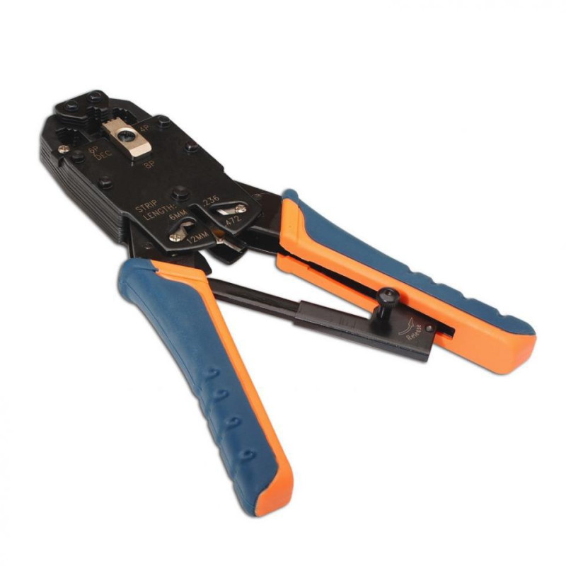 TENAZA CRIMPAR RJ10/RJ11/RJ12/RJ45 CARRACA