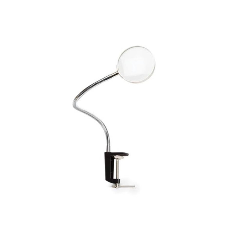 LUPA MESA CON FLEXO 51CMS Y PINZA 1 75x
