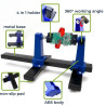 SOPORTE GIRATORIO 360ºPLACAS C I  CON BASE Y PINZA