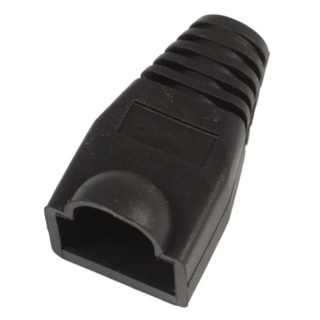 PROTECTOR GOMA PARA CONECTOR RJ45 COLOR NEGRO