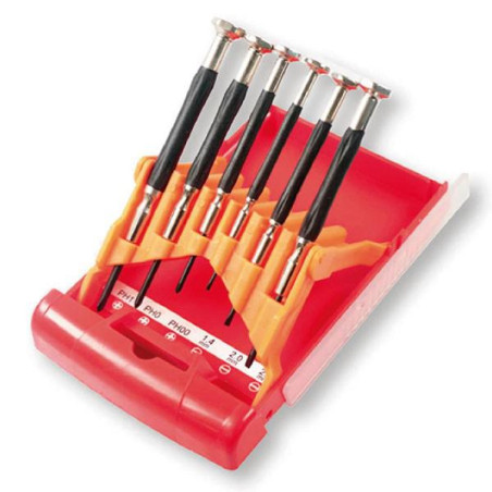 JUEGO 6 DESTORNILLADORES PRECISION