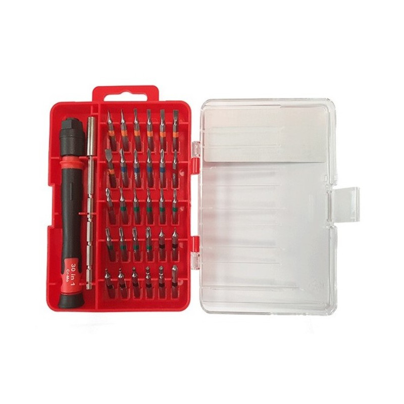DESTORNILLADOR CON PUNTAS DE PRECISION 30 EN 1 DESTORNILLADOR CON PUNTAS DE PRECISION 30 EN 1