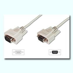 CABLE SERIE RS232  DB9 MACHO - DB9 HEMBRA 1 8M
