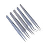 JUEGO 5 PINZAS INOX