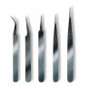 JUEGO 5 PINZAS INOX