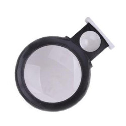 LUPA DE MANO DOBLE AUMENTO CON LED