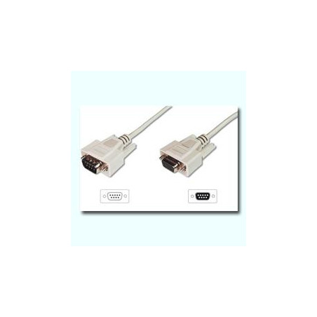 CABLE SERIE DB9 MACHO-HEMBRA 5M 