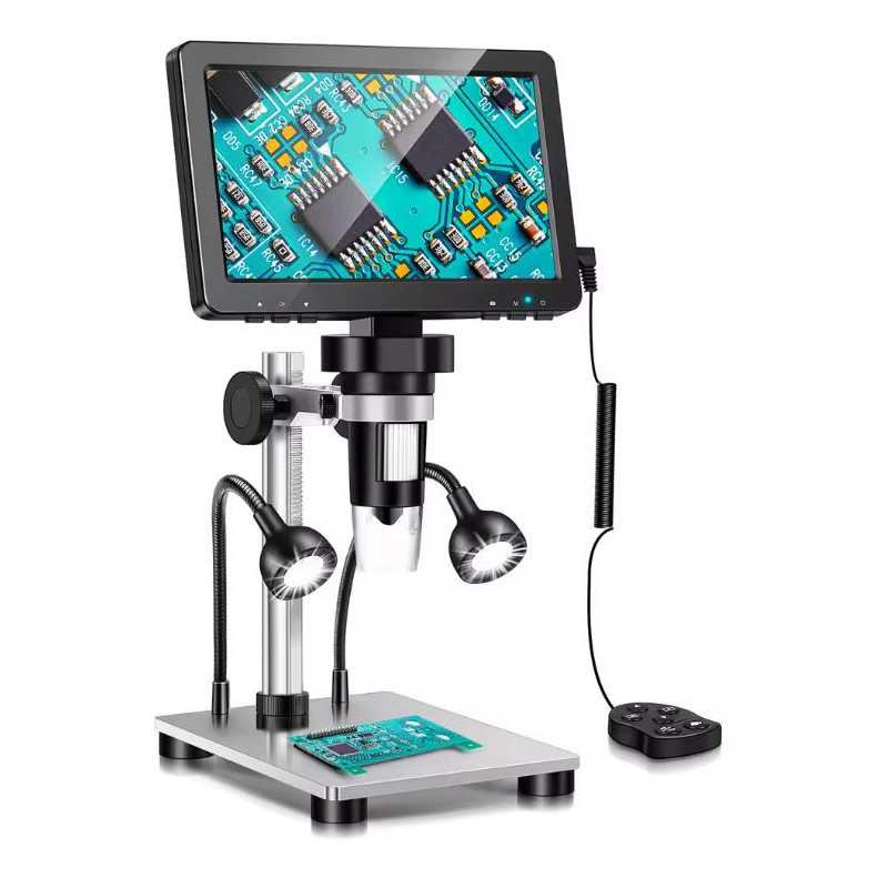 MICROSCOPIO DIGITAL 7 PULGADAS CON ZOOM 1200X MICROSCOPIO DIGITAL 7 PULGADAS CON ZOOM 1200X