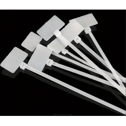 BOLSA 100 BRIDAS DE NAILON CON ETIQUETA DE 3X100mm