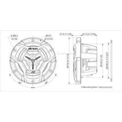 ALTAVOCES MARINOS JVC CS-DR6201MW 16 CM 2 VIAS 150