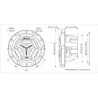 ALTAVOCES MARINOS JVC CS-DR6201MW 16 CM 2 VIAS 150