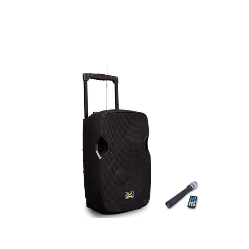 CAJA ACUSTICA ACTIVA CON TROLLEY 100W