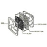 FILTRO PARA VENTILADOR 120X120 F120/MR