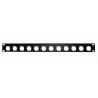 PANEL PARA RACK 19  1U 12 HUECOS PARA XLR