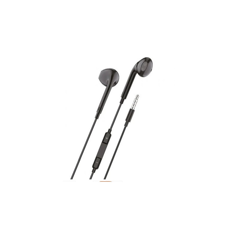 AURICULARES ST CABLE JACK 3 5mm TEC1002 NEGROS AURICULARES ST CABLE JACK 3 5mm TEC1002 NEGROS