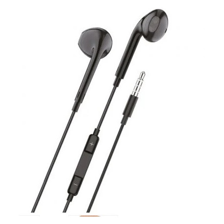 AURICULARES ST  CABLE JACK 3 5mm TEC1002 NEGROS