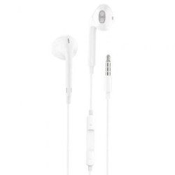 AURICULARES ST  CABLE JACK 3 5mm TEC1001 BLANCOS