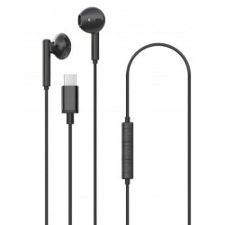 AURICULARES ESTEREO MICROFONO NEGROS TIPO-C DCU