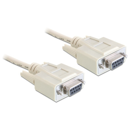 CABLE DB9 HEMBRA-HEMBRA NULL MODEM 2 METROS