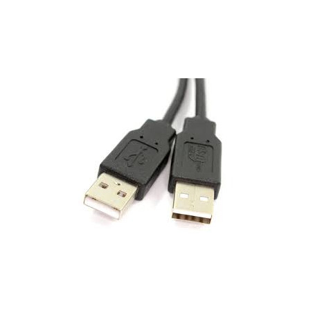 CABLE USB 2 0 TIPO A MACHO-MACHO 0 1m