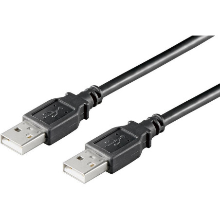 CABLE USB 2 0 TIPO A MACHO-MACHO 1m