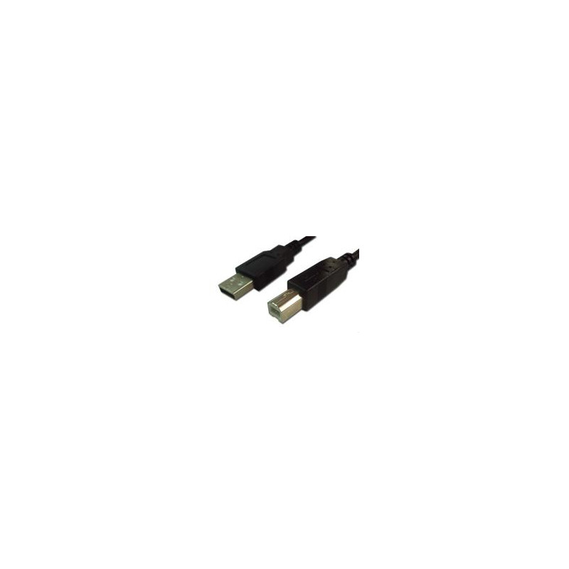 CABLE USB 2 0  TIPO A MACHO- TIPO B MACHO 5M