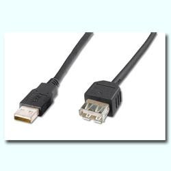 CABLE USB 2 0 TIPO A MACHO-HEMRA 1 METRO